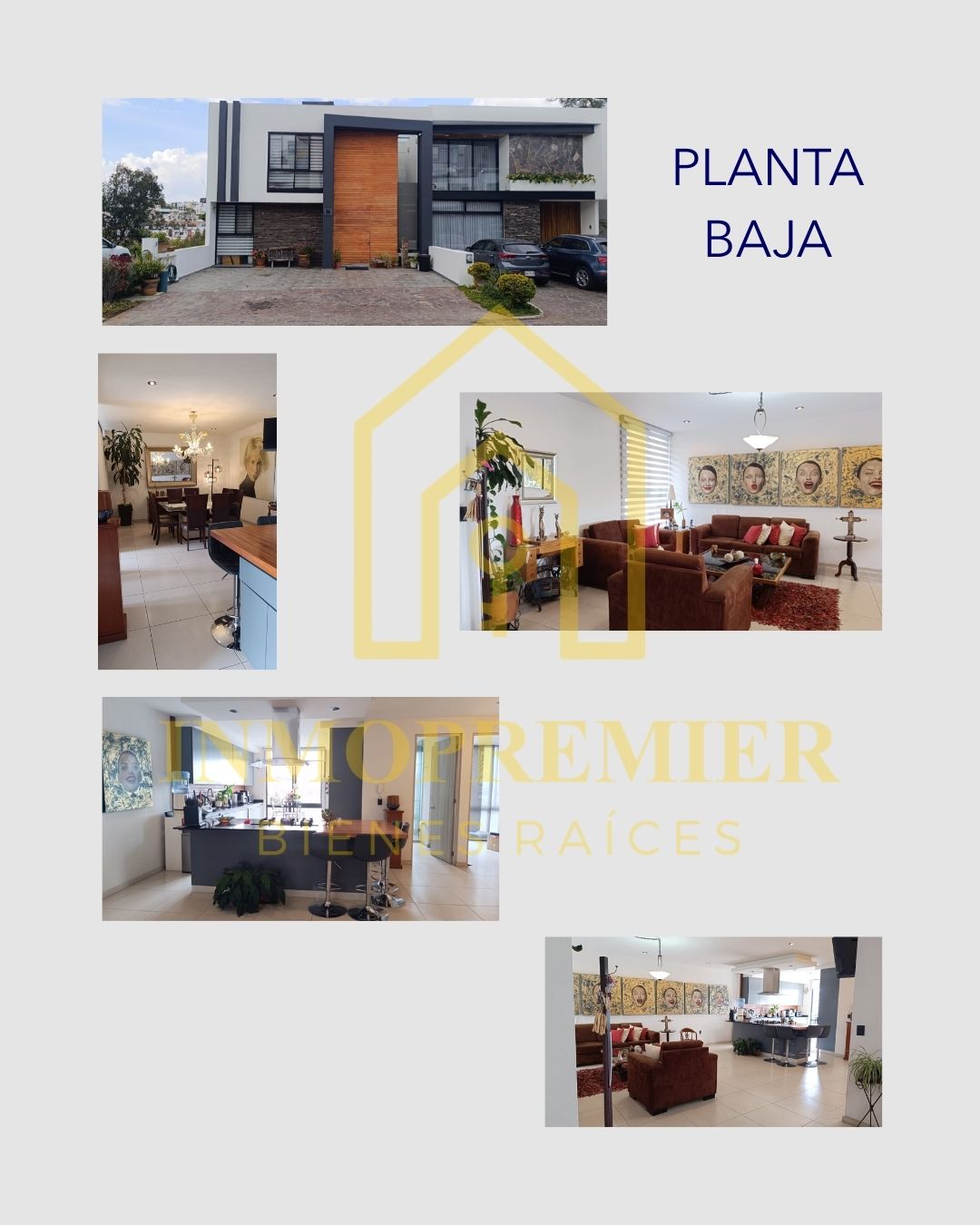 Planta baja de casa en venta en Bosque Monarca Altozano Morelia con sala, comedor, cocina equipada y recámara con baño completo