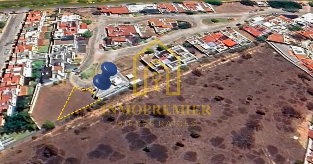 Vista aérea de ubicación de terreno en venta en Altozano Morelia en Paraíso Altozano